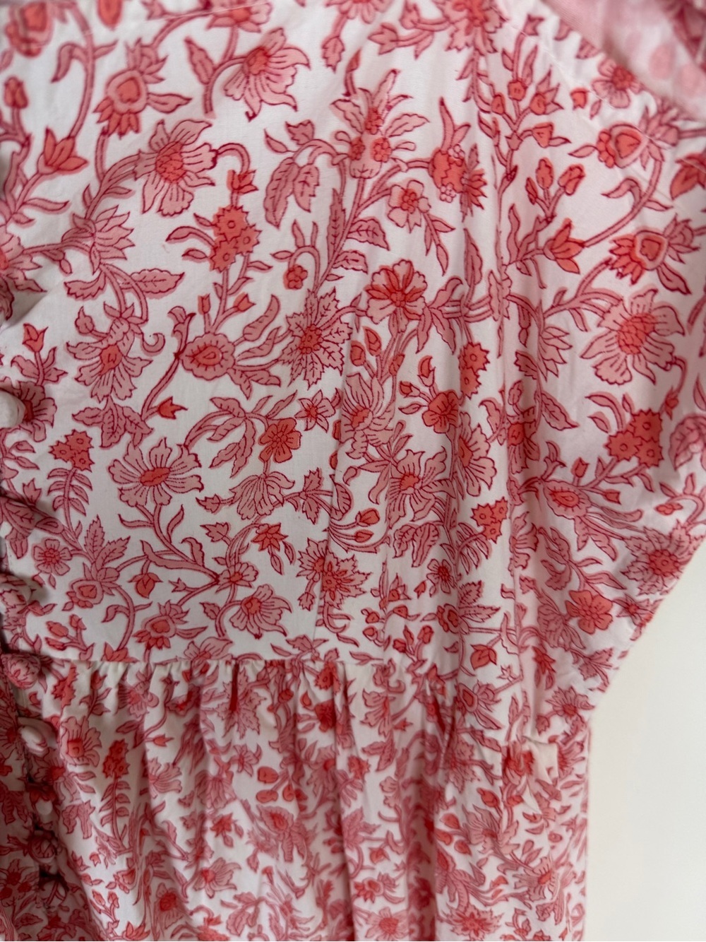 NWT Tuckernuck Pink City Prints Nina Midi Dress in Lolita Pink Cotton Size L - Picture 6 of 10